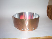 Copper colored windscreen